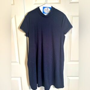 Simply Vera Wang blue dress with soft flower patter